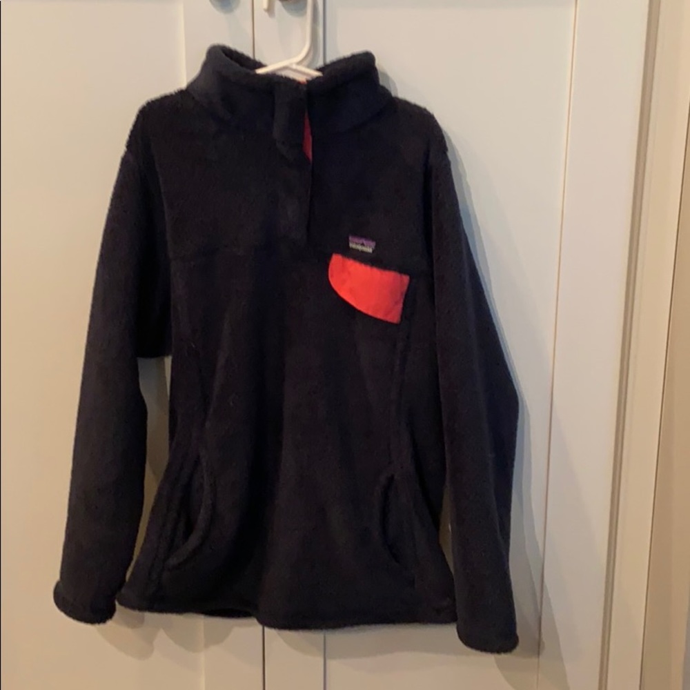 Kids Patagonia three-quarter button up jacket